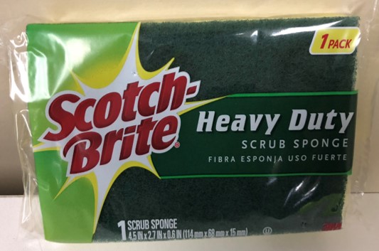 3M Heavy Duty Sponge-Kitchen 420# 1 Ct
