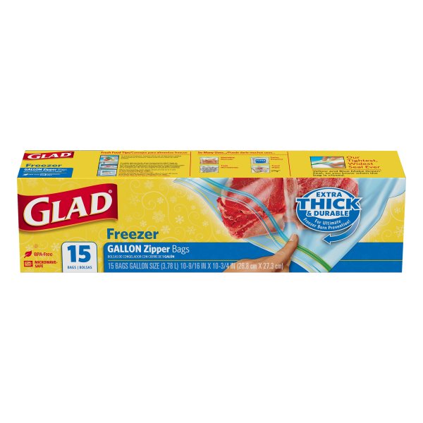 Glad Lock Freezer Gallon 15X (Each)