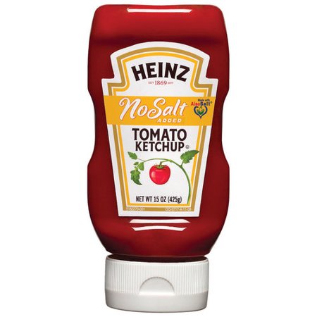 Heinz Ketchup No Salt 397 G