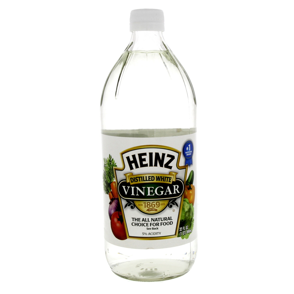 Heinz White Vinegar Glass Bottle 946 Ml