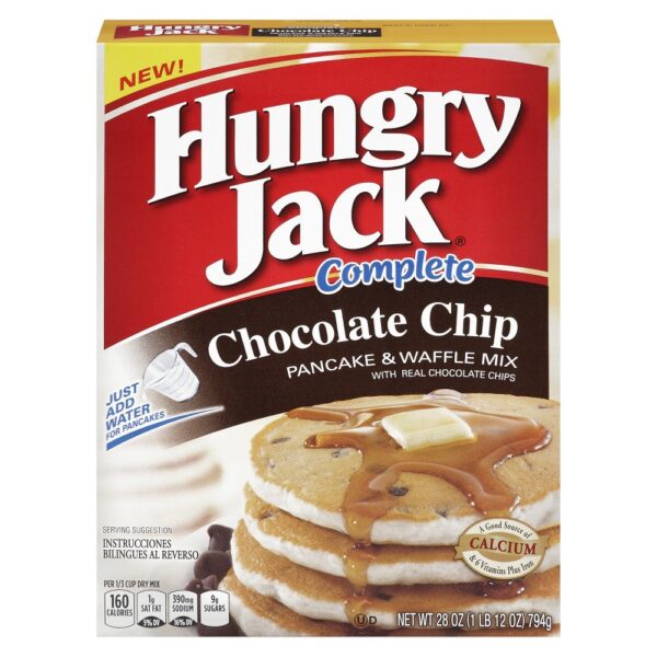 Hungry Jack Pancake Mix Choc Chip 794 G
