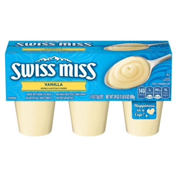 Swiss Miss Pudding Vanilla 6 Ct