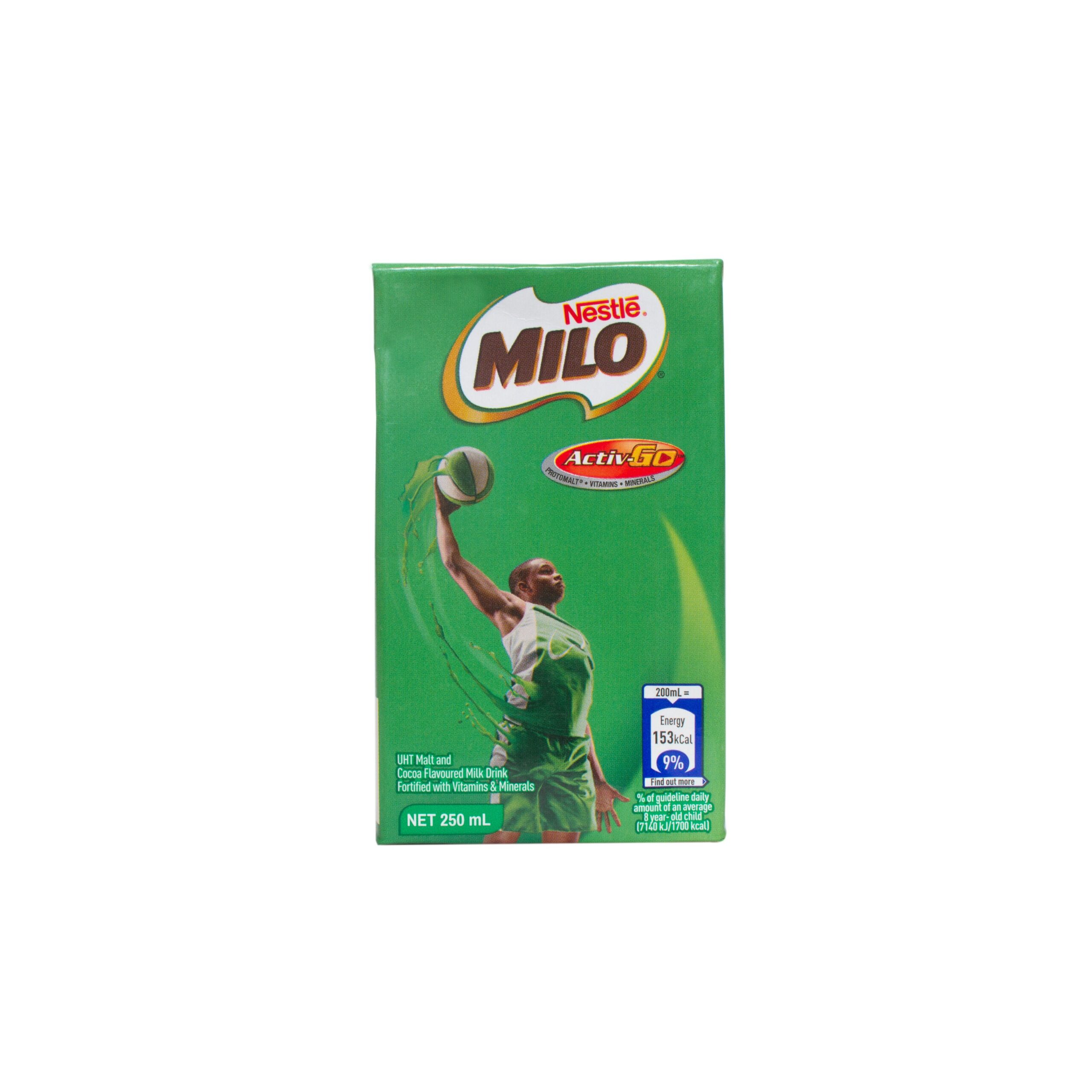 Nestle Milo Activ Go Rtd 250 Ml