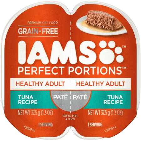 Iams Cat Food Tuna Recipe Adults 2 X 37.