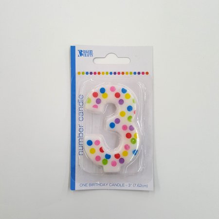 Number Candle 3 1 Ct