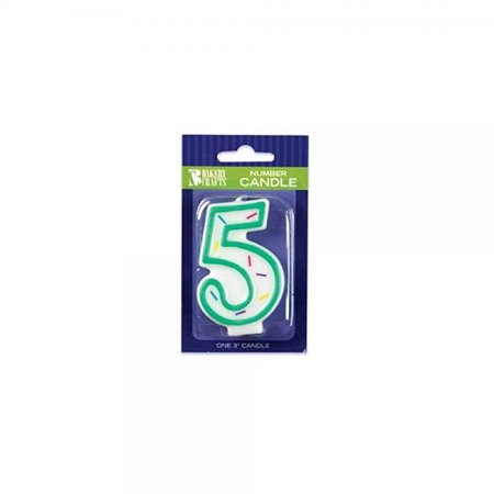 Sprinkle Candle Number 5 1 Ct