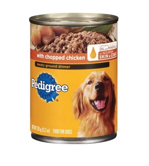 Pedigree Chopped Ground W Chicken 375 G