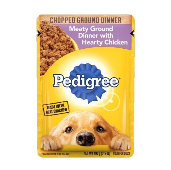 Pedigree Pouch Meaty Ground W Hearty Chi