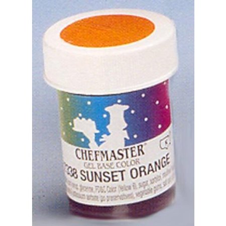 Chef Master Color Gel Sunset Orange 1 Oz