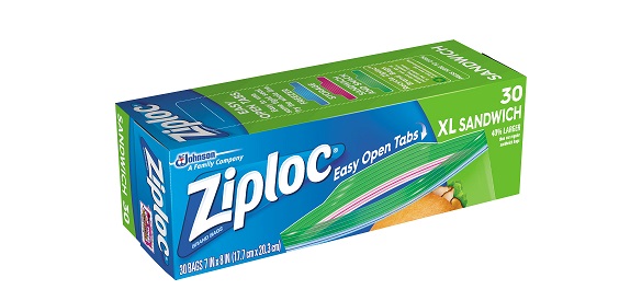 Ziploc Sandwich Bags Xl 30 Ct