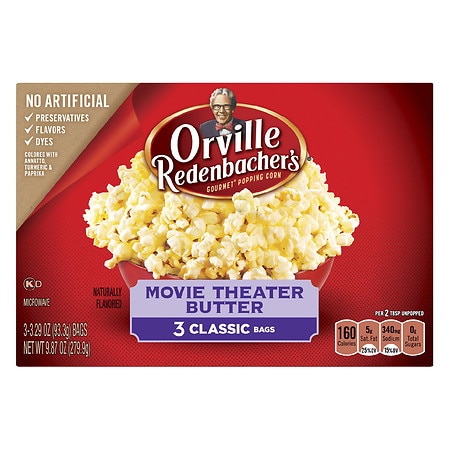 Orville Popcorn Movie Theater Butter 3 C