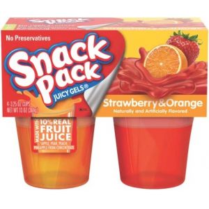 Hunts Juicy Gels Strawberry & Orange 4 X