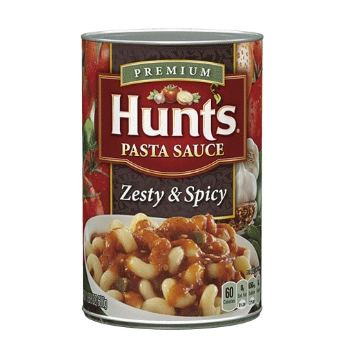 Hunts Pasta Sauce Zesty And Spicy 680 G