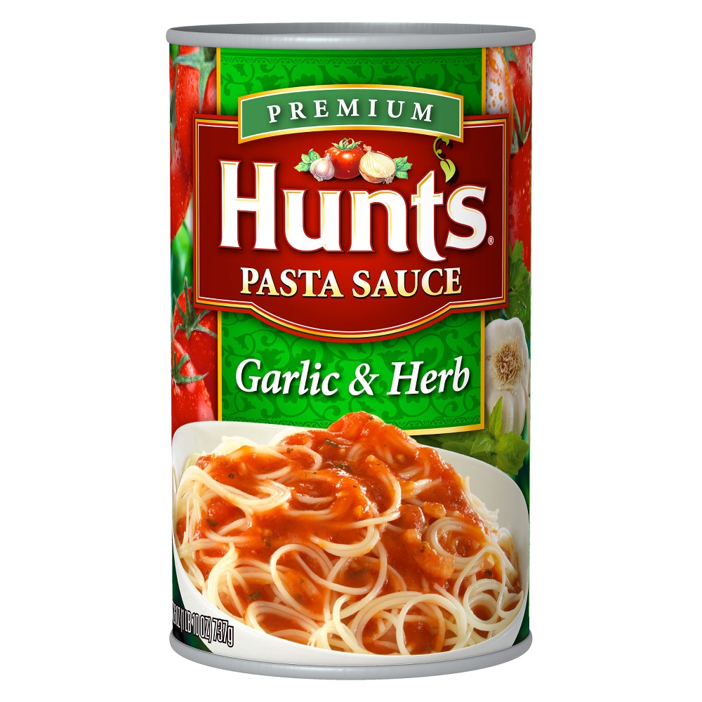 Hunts Pasta Sauce Garlic & Herb 680 G