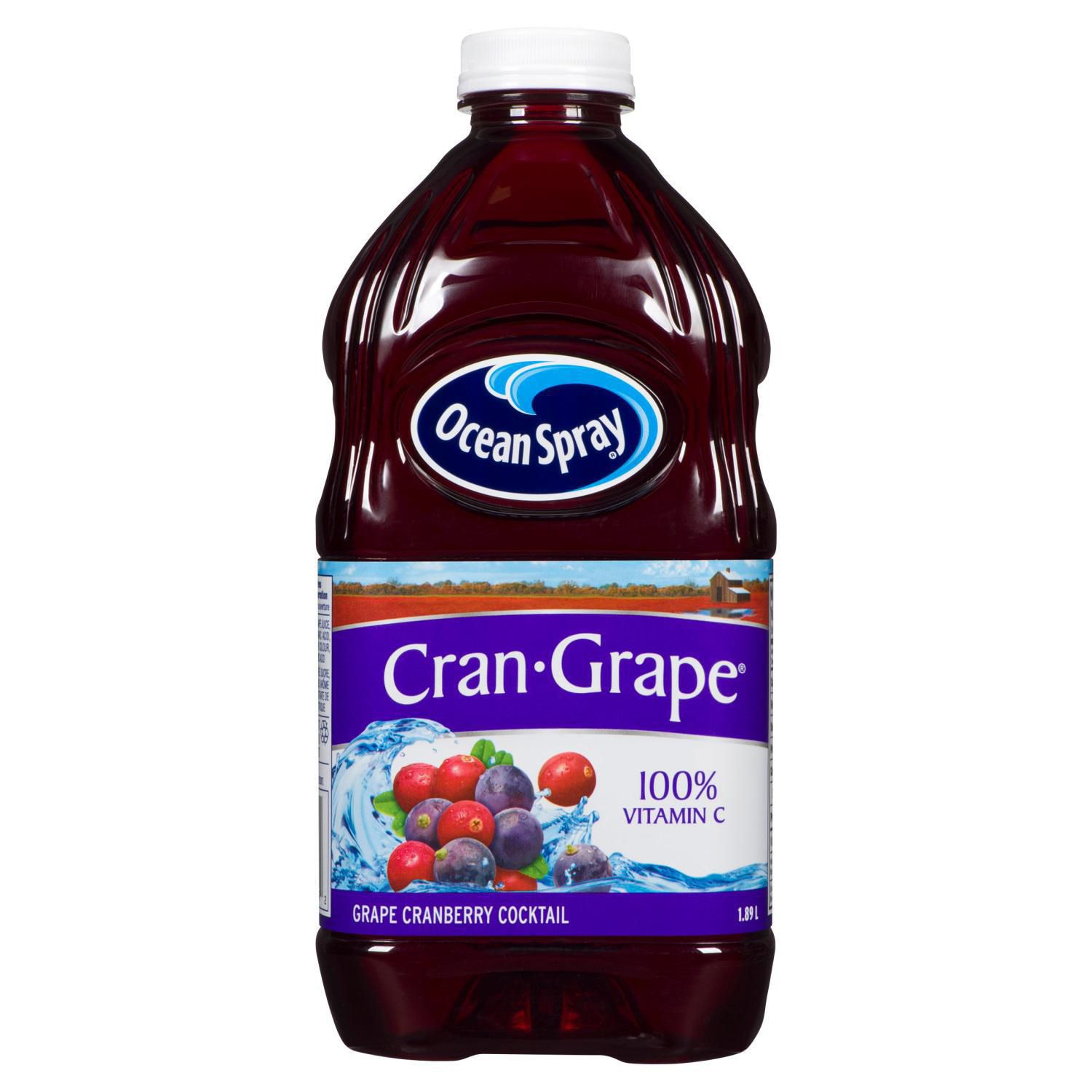 Ocean Spray 100% Cranberry Concord Grape