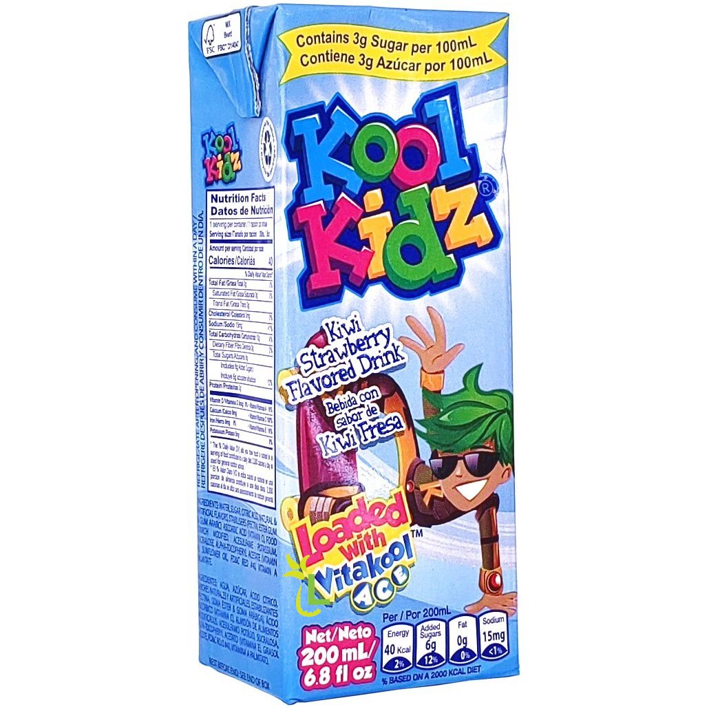 Fruta Kool Kidz Kiwi Strawberry 200 Ml