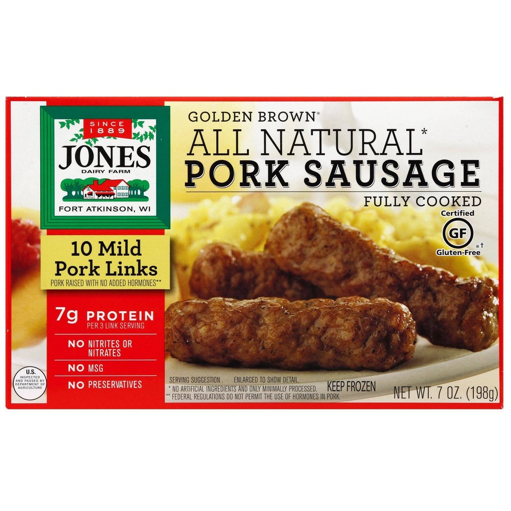 Jones Pork Mild Sausage Links All Natura