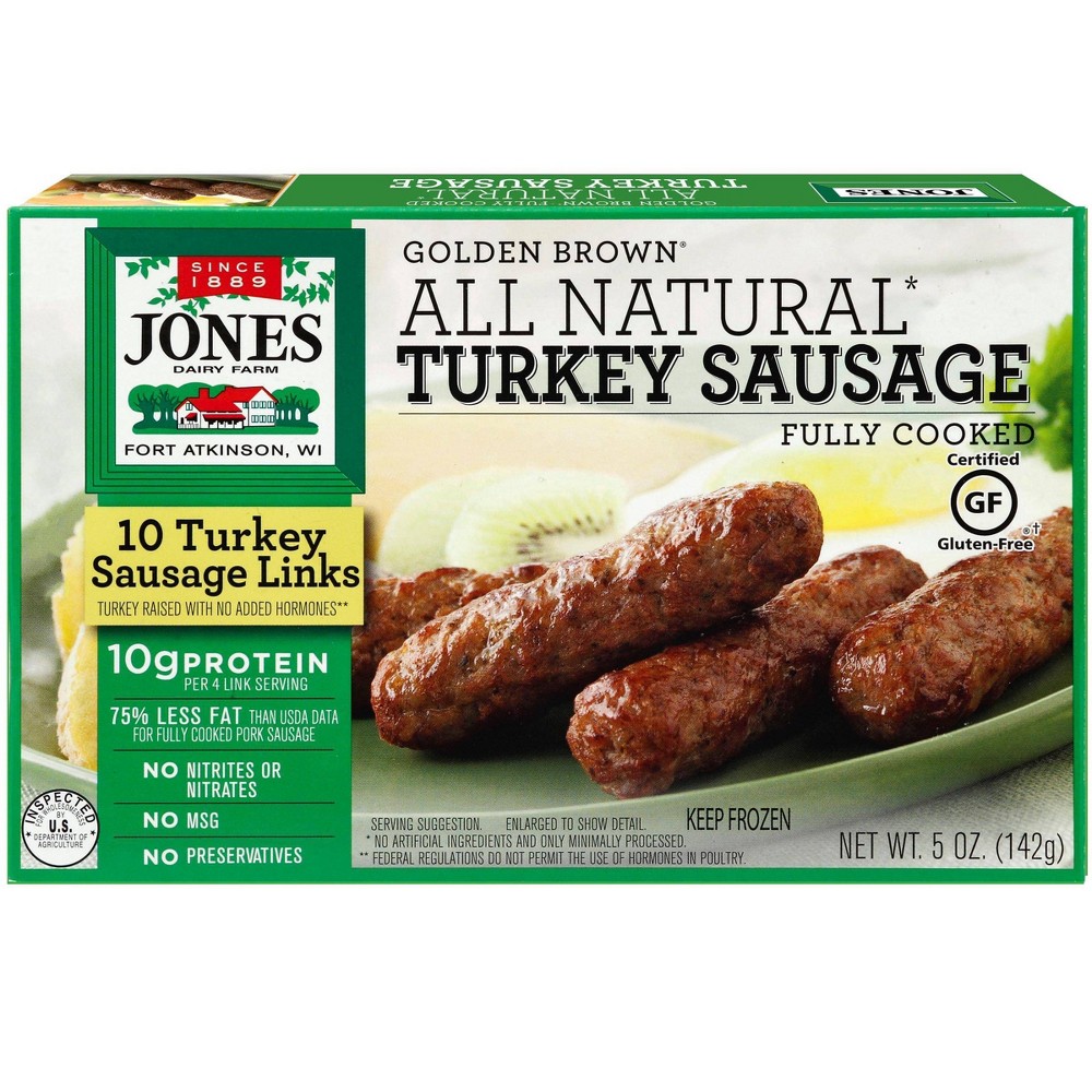 Jones Turkey Sausage Links All Natural 1