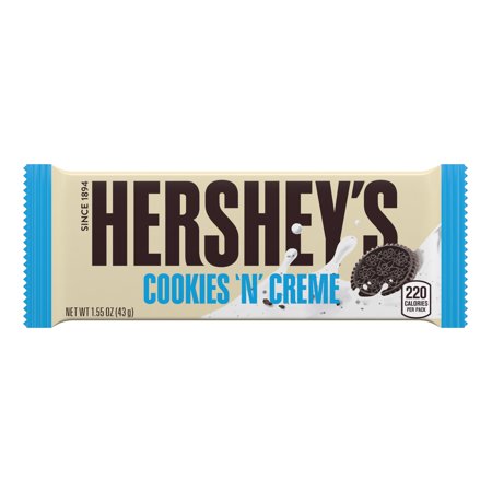 Hersheys Cookies N Creme Bar 43 G