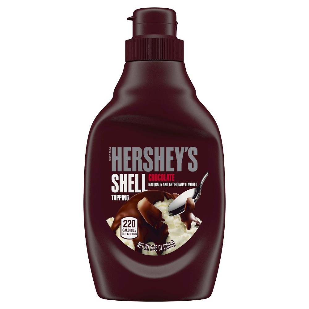 Hersheys Milk Choc Shell Topping 214 Ml