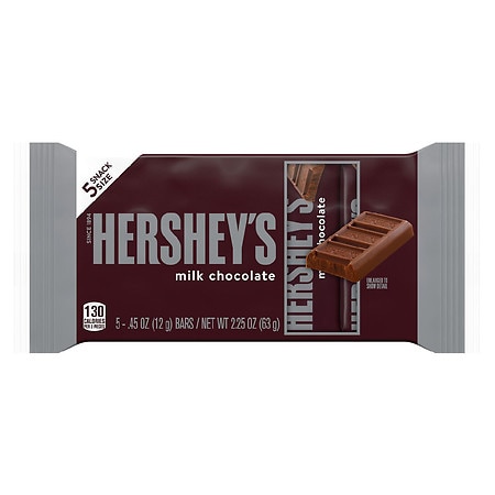 Hersheys Milk Chocolate 5 Pk 63 G