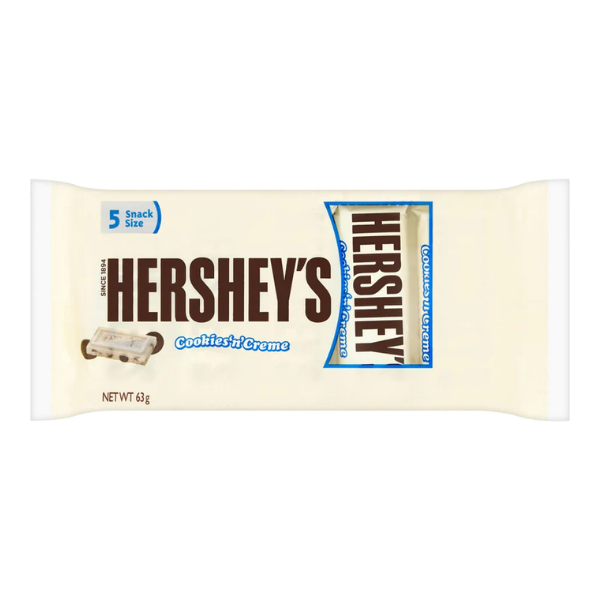 Hersheys Cookies N Creme 5 Pk 63 G