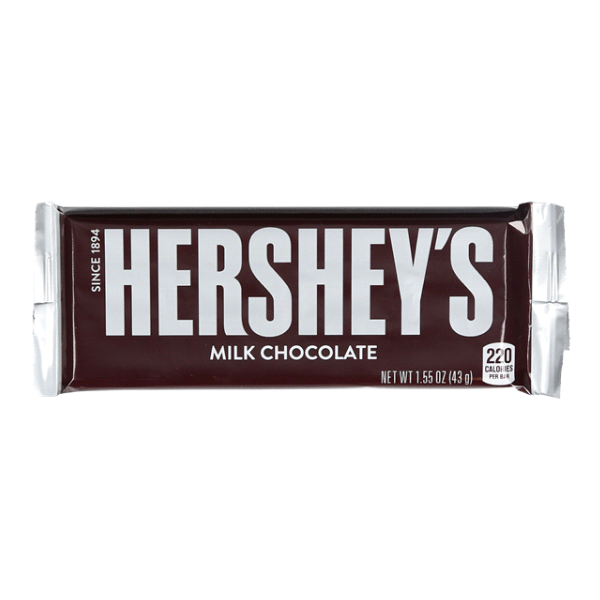 Hersheys Milk Choc Bar 43 G