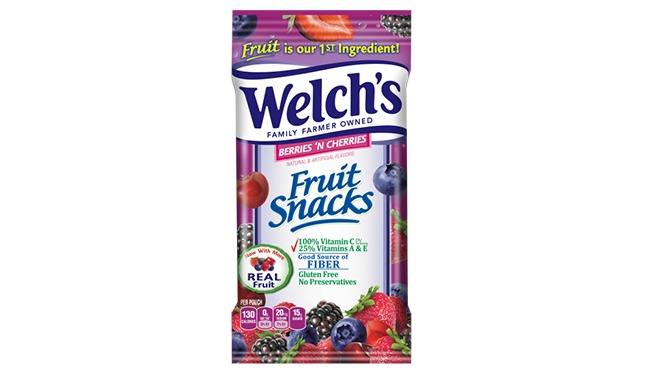 Welchs Fruit Snack Berries & Cherries 64