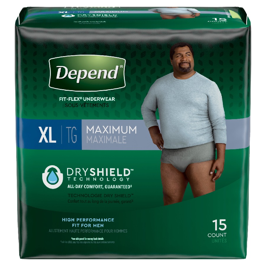 Depend Underwear Men Xl 15 Ct
