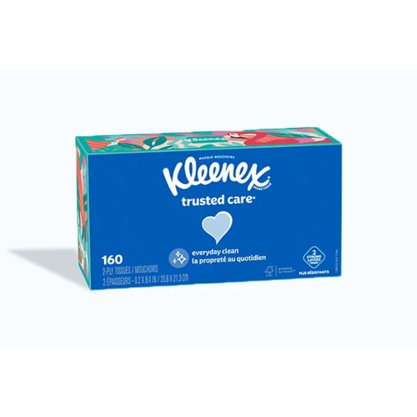 Kleenex Tissue Trusted Care 2 Ply 160 Ct