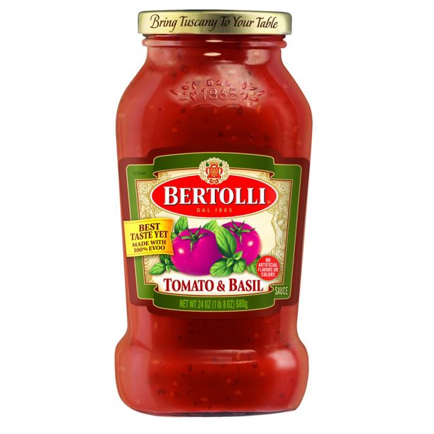 Bertolli Sauce Tomato & Basil 680 G