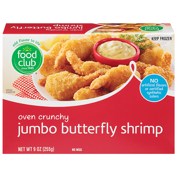 Food Club Shrimp Butterfly Jumbo 9 Oz