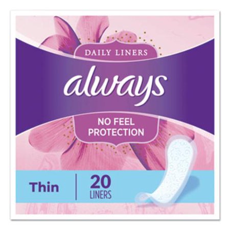 Always Ultra Thin Panty Liners 20 Ct