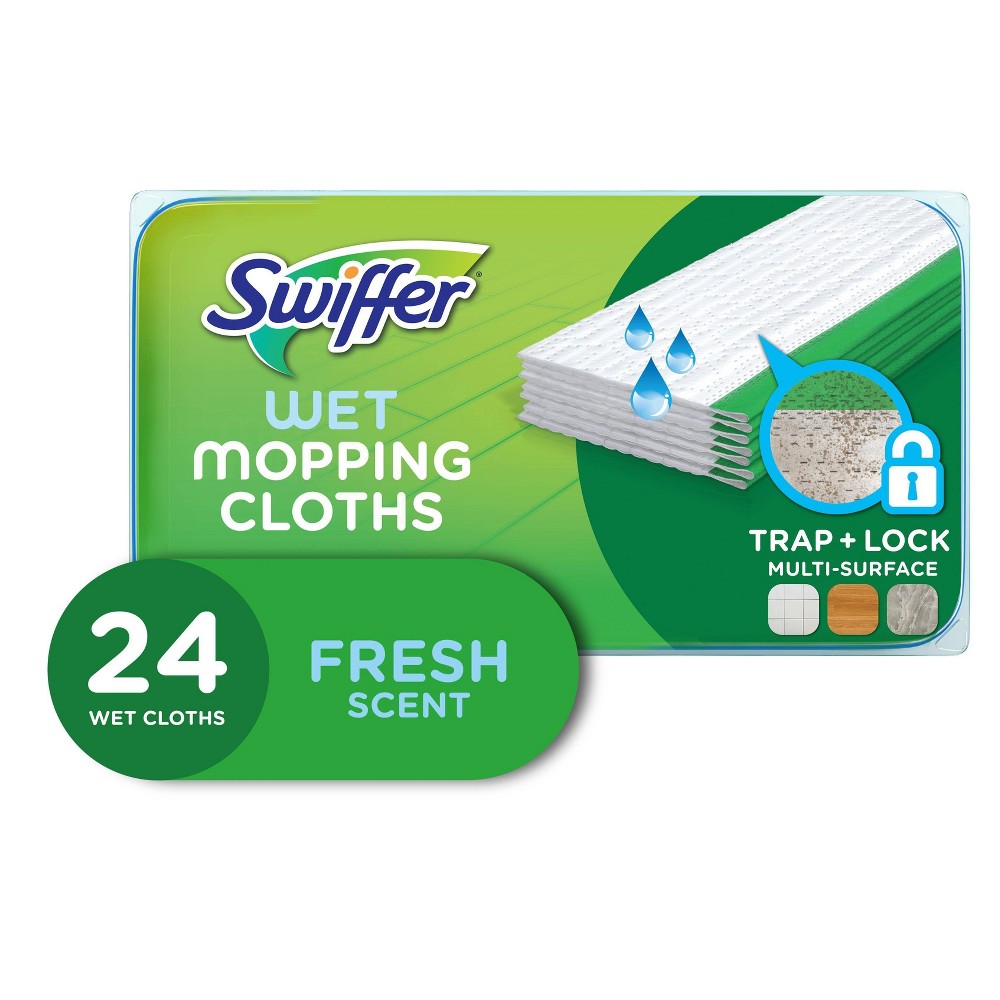 Swiffer Sweeper Wet Mopping Cloths 24 Ct