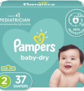 Pampers Baby Dry Diapers Size 2 37 Ct