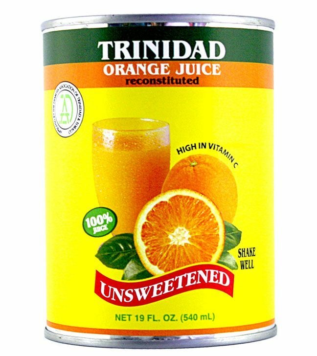 Trinidad Recon Orange Juice Unswt 539 Ml