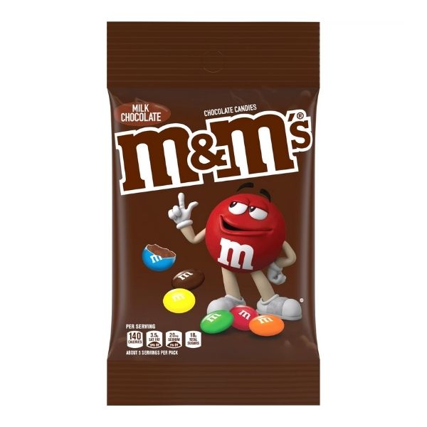 Mars M&M Plain Peg Pack 170 G