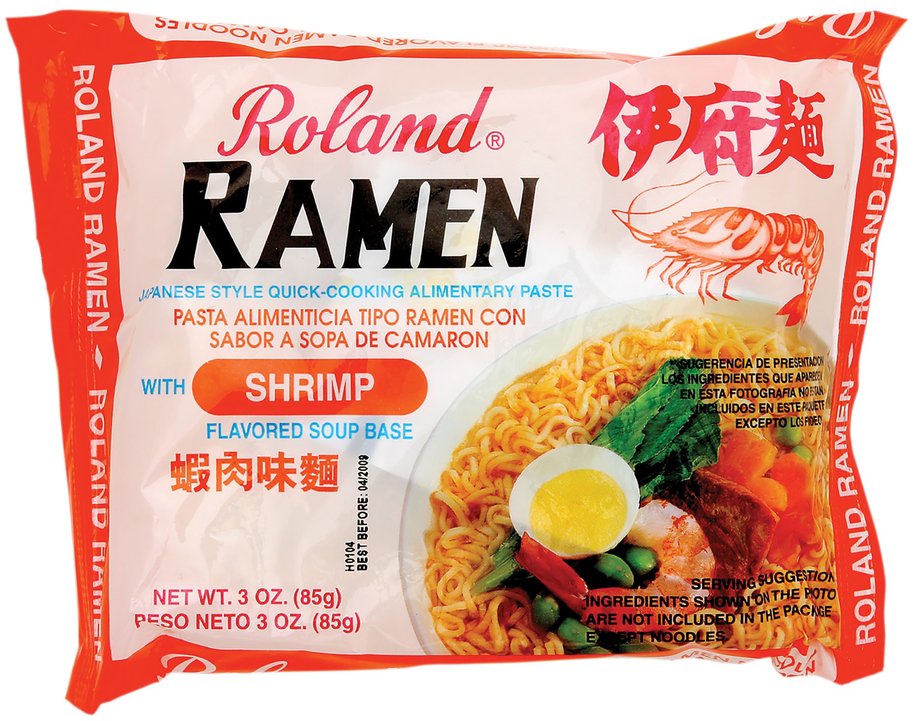Roland Ramen Shrimp Soup 85 G