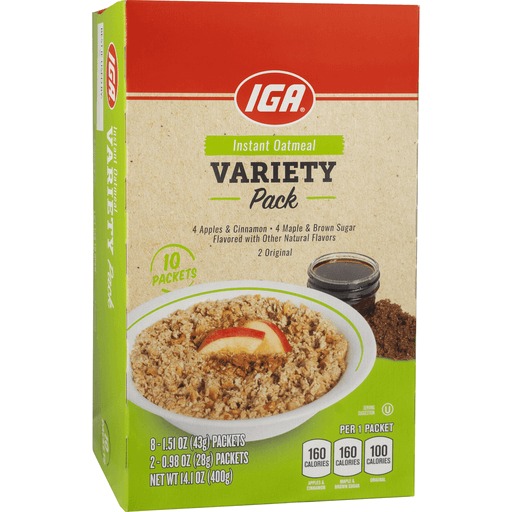 Iga Oatmeal Variety Pk 10X (Each)