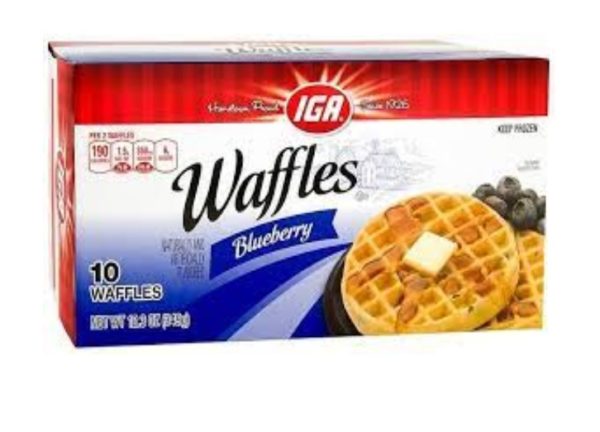 Iga Waffles Blueberry 10 Ct