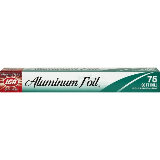 Iga Aluminum Foil 75 Ft