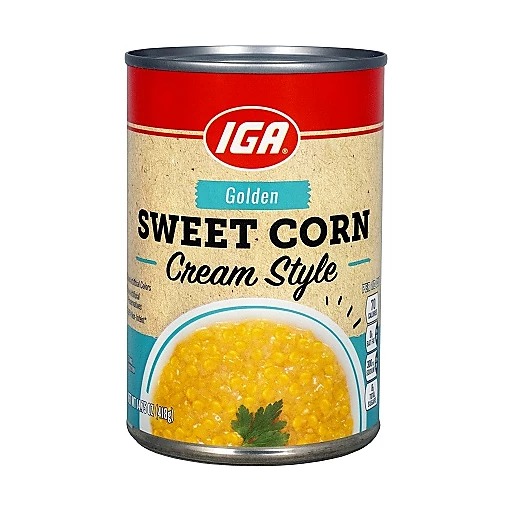 Iga Sweet Corn Cream Style 418 G