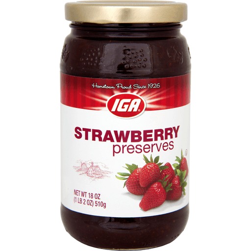 Iga Preserves Strawberry 510G