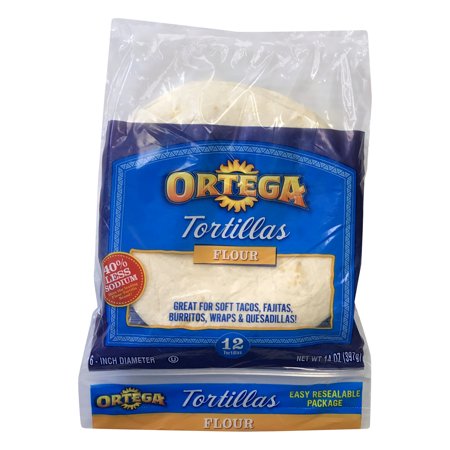 Ortega Tortillas Flour 12 Ct