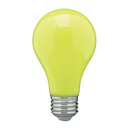 Satco 8W A19 Buglight/Yellow Housebulb D