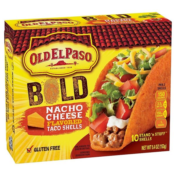 Oldelpaso Bold Nacho Shell 153G