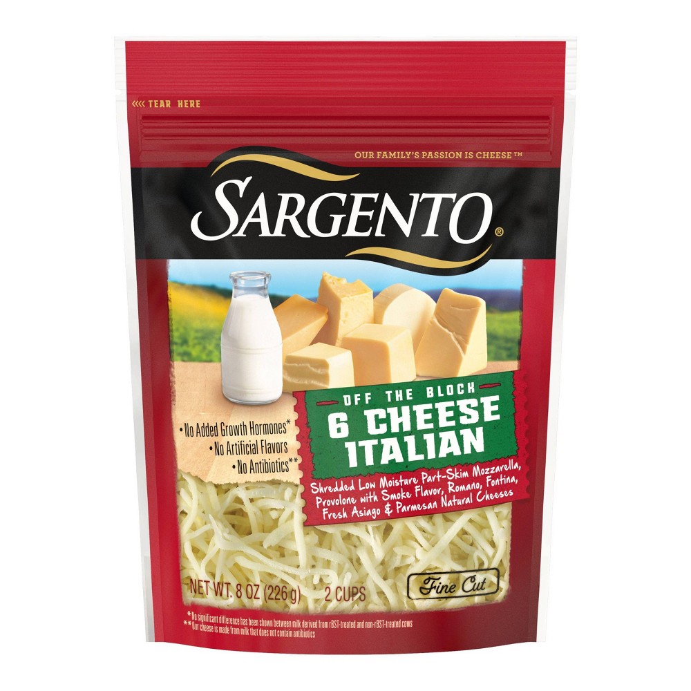Sargento 6Chz Blend Italian 8 Oz