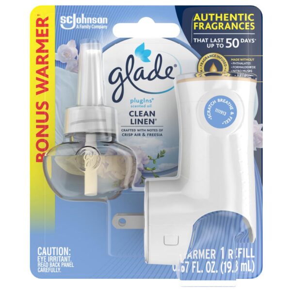 Glade Piso Starter Kit Clean Linen 1 Ct