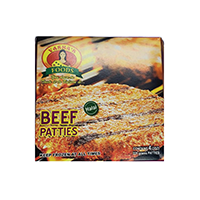Vashas Patties Beef Burger  4 X 2 Oz