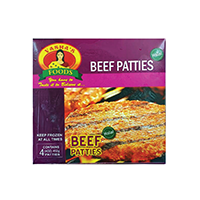 Vashas Patties Beef Burger 4 X 4 Oz